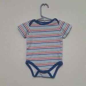 Baby Gear Striped Blue and Red Bodysuit